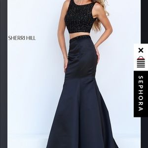 Sherri Hill two-piece prom dress